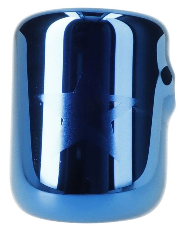 Famous X 4" Sapphire Fumed Hammer Pipe