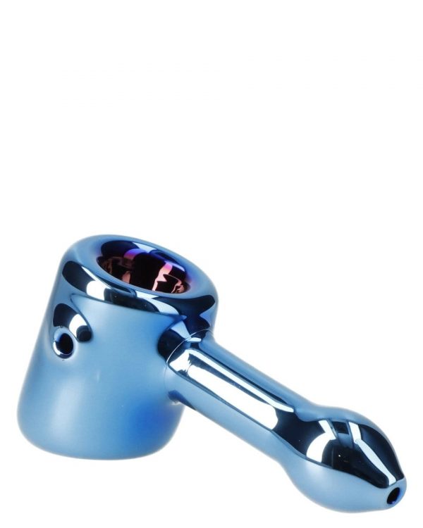Famous X 4" Sapphire Fumed Hammer Pipe