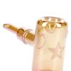 Orange Famous X-Lava Fumed Large Sherlock Pipe