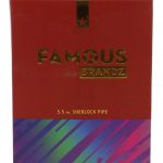 Rainbow Famous X-Prism Fumed Large Sherlock Pipe
