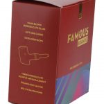 Rainbow Famous X-Prism Fumed Large Sherlock Pipe