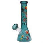 Floral Lush Beaker Bong