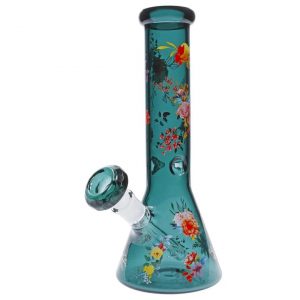 Floral Lush Beaker Bong