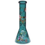 Floral Lush Beaker Bong