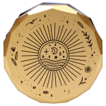 Astral Power Aluminum 2 Stage Grinder -Black and Gold