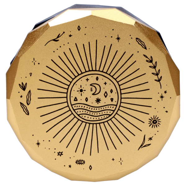 Astral Power Aluminum 2 Stage Grinder -Black and Gold