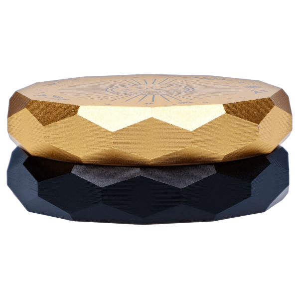 Astral Power Aluminum 2 Stage Grinder -Black and Gold