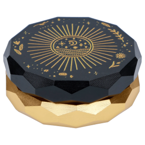 Astral Power Aluminum 2 Stage Grinder -Black and Gold