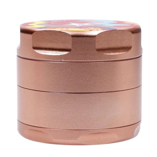 Famous Design-Papaya Aluminum 3 Stage Grinder-Rose Gold