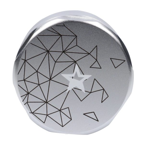 Famous Design-Space Aluminum 3 Stage Grinder-Silver