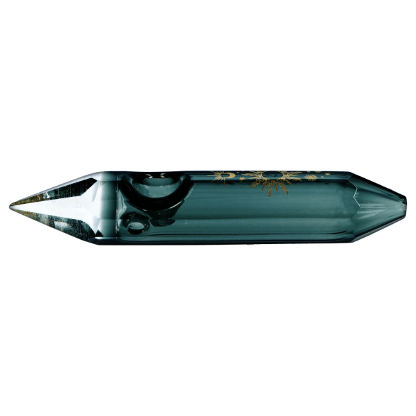 Astral Power Crystal Hand Pipe - Black - 5"