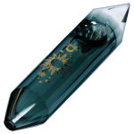 Astral Power Crystal Hand Pipe - Black - 5"