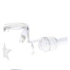 Clear Famous X Crystal Fumed Large Sherlock Pipe