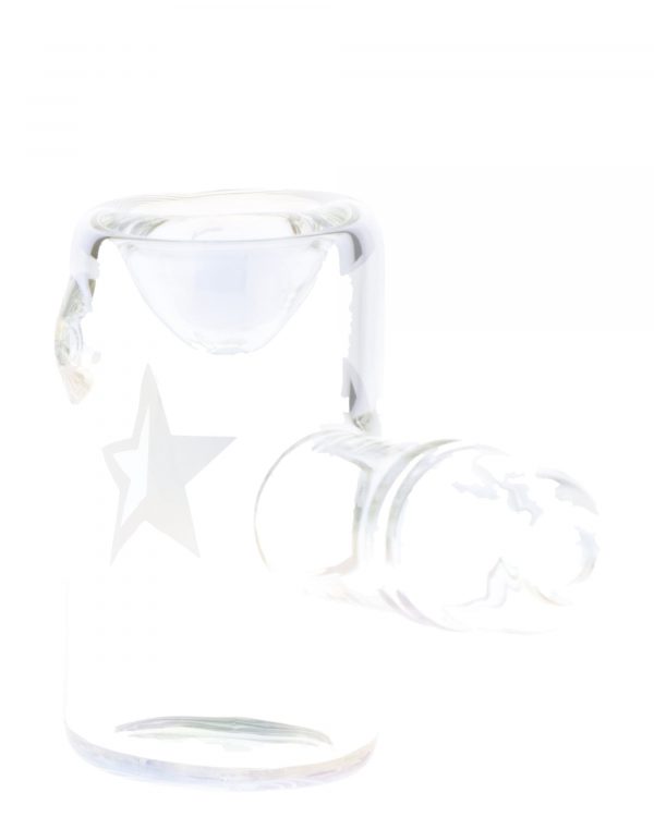 Clear Famous X Crystal Fumed Large Sherlock Pipe