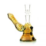 Fancy Glass Side Arm Bubbler by Smokerolla Ships