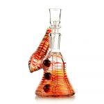 Fancy Glass Side Arm Bubbler by Smokerolla Ships