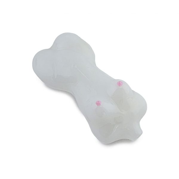 Female Body Glass Pipe in Milky Hues