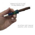 Perfect Roach Clip for Blunts and Weed Pipes 0.4 to 0.6 Inch Diameter