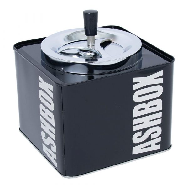 7" Ashbox Metal Spinning Ashtray