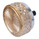 Gem-cut Glass Spinning Ashtray | 4.75"