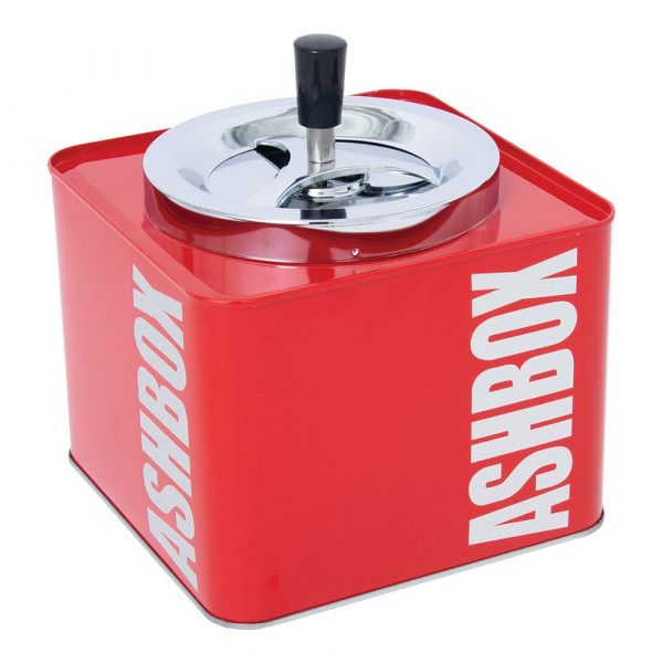 7" Ashbox Metal Spinning Ashtray