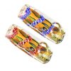 Fumed Metallic Abstract Glass Steamroller Pipe