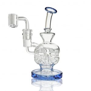 Glass Ball Recycler with Borosilicate Glass Body and Diffuser Filter