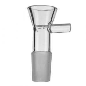 Glass Screen Funnel Bong Bowl with Built in Screen