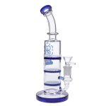 Bent Neck Bong w/ Triple Honey Comb Perc