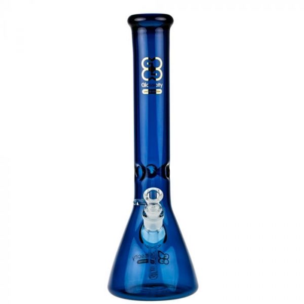 Glasscity Limited Edition Cobalt Blue Beaker Ice Bong