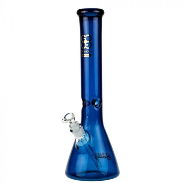 Glasscity Limited Edition Cobalt Blue Beaker Ice Bong
