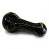 Golden Swirl Glass Hand Pipe