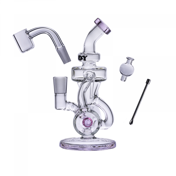 Goody Glass - Drummer Boy Mini Dab Rig Recycler 4-Piece Kit