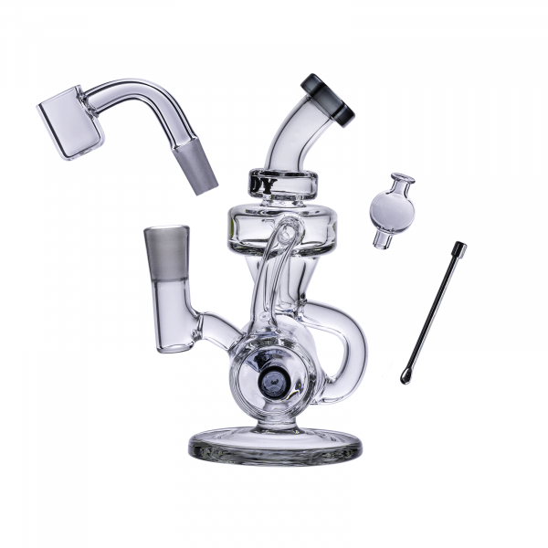 Goody Glass - Drummer Boy Mini Dab Rig Recycler 4-Piece Kit