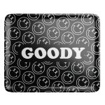 Goody Glass Pattern Face Black Rolling Tray