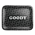 Goody Glass Pattern Face Black Rolling Tray