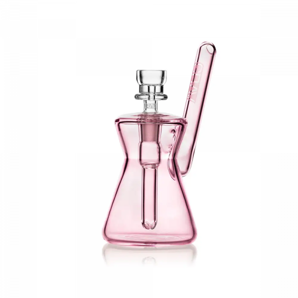 Hourglass Pocket Bubbler for Compact Water Pipe Experience