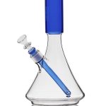 Large Accented Deco Beaker Bong