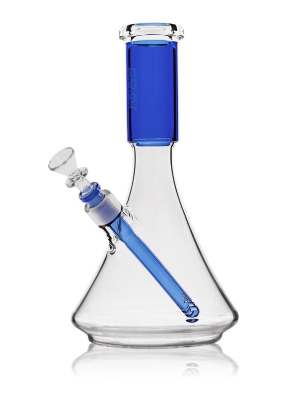 Large Accented Deco Beaker Bong