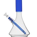 Large Accented Deco Beaker Bong