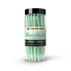 Blazy Susan Green Cones Jar