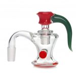 Green Flower DRY ASH CATCHER WITH FLOWER BOWL