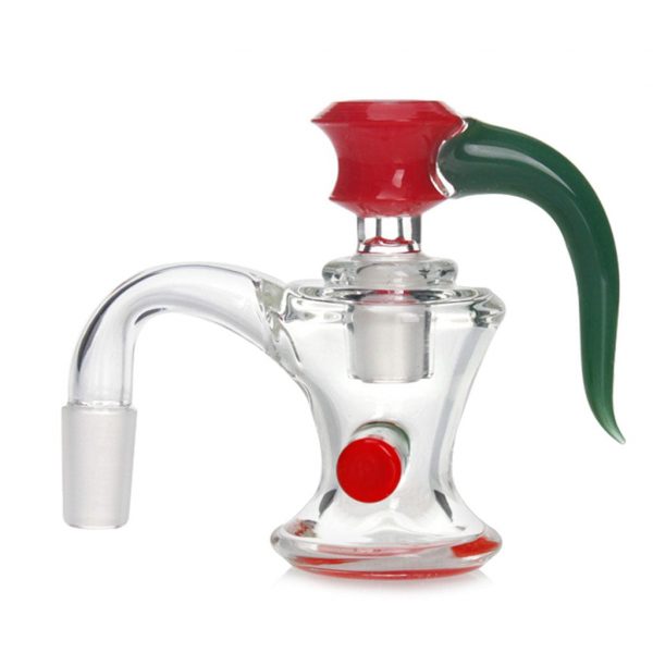 Green Flower DRY ASH CATCHER WITH FLOWER BOWL