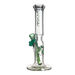 Green Flower Phoenix Star Straight 10 Inches Bong