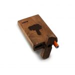 Handmade Wooden Middle Finger Dugout with one Hitter