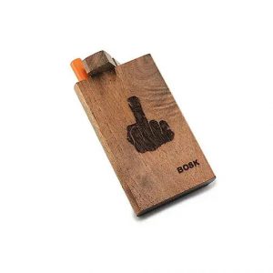 Handmade Wooden Middle Finger Dugout with one Hitter