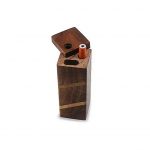 Handmade Wooden Striped Dugout with one Hitter