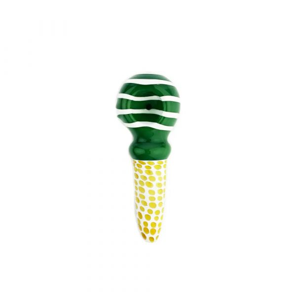 Dot Art Hand Pipe Spoon for Smooth Smoking