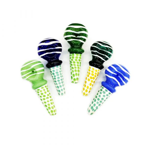 Dot Art Hand Pipe Spoon for Smooth Smoking