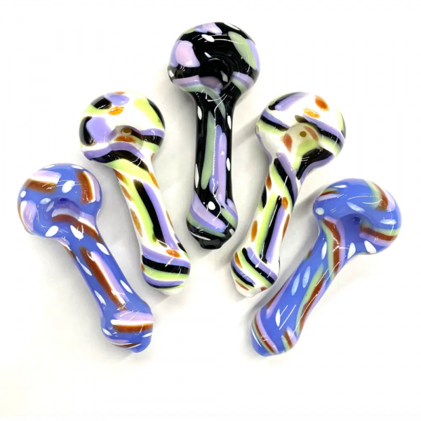 Multicolor Slime Hand Pipe Spoon for a Vibrant Smoking Experience